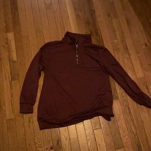 Women 1/4 zip sweatshirt